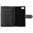 Leather Wallet Case & Card Holder for Sony Xperia Z5 Compact - Black
