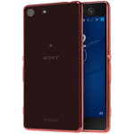 Flexi Gel Crystal Case for Sony Xperia M5 - Smoke Red (Gloss)