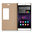 Window View Smart Leather Flip Case for Huawei P8 - Gold