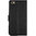 Leather Wallet Case & Card Holder Pouch for Huawei P8 Lite - Black