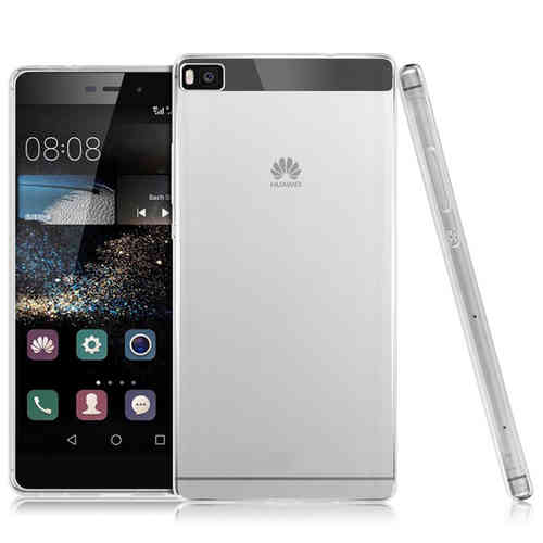 Flexi Slim Gel Case for Huawei P8 - Clear (Gloss Grip)