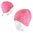 TwitFish Warm Winter Beanie Hat with Speakers & Headphones - Pink