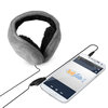 TwitFish Warm Winter Earmuffs & Over-Ear Headphones  - Suede Grey