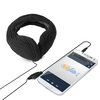 TwitFish Warm Winter Earmuffs & Over-Ear Headphones  - Black Knit