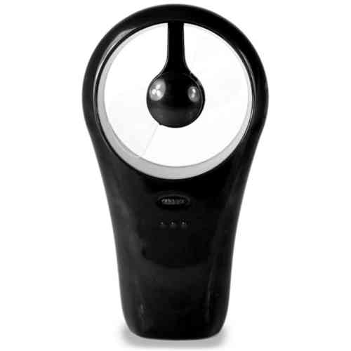 Twitfish Portable Handheld USB & Battery Fan with Lanyard - Black