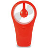 Go to product Twitfish Portable Handheld USB & Battery Fan with Lanyard - Red