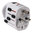 SKROSS PRO+ 10A World Travel Adapter & Dual USB Charger (3-Pole)