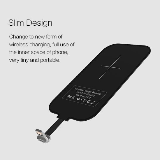 Nillkin Magic Tag Lightning Wireless Charging Receiver Card for Apple iPhone 7 Plus / 6 Plus