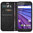 Leather Wallet Case & Card Holder Pouch for Motorola Moto G (3rd Gen) - Black