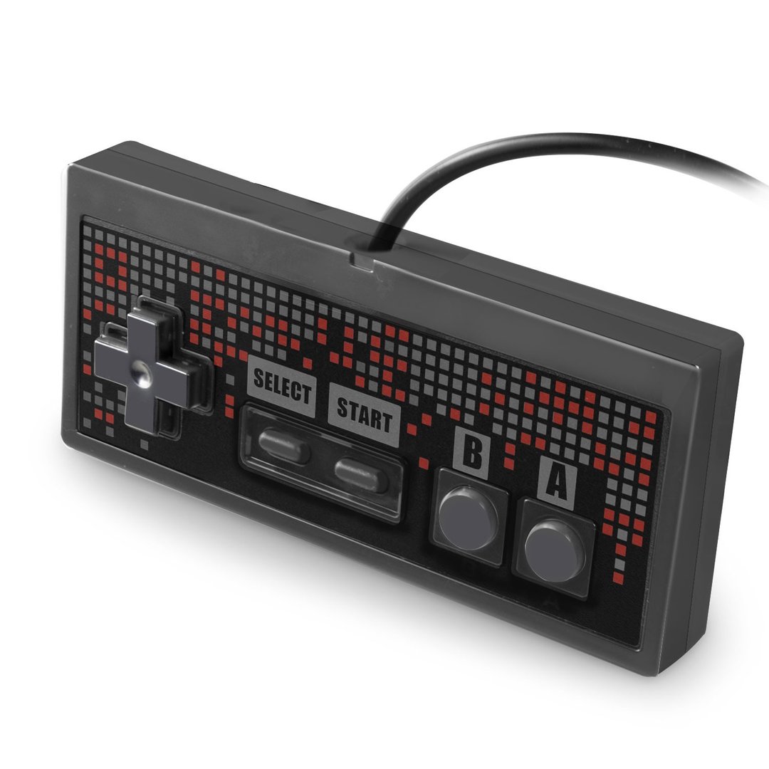 Orzly Gamepad Controller for Nintendo NES Classic Mini Black
