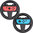 Orzly (2-Pack) Steering Wheel JoyCon Controller (Mario Kart 8 Deluxe) for Nintendo Switch