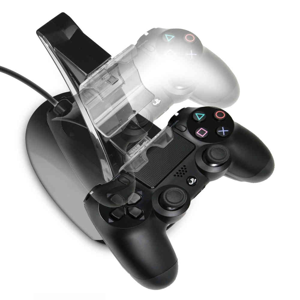 Twitfish dual dock charger for playstation 4 controllers