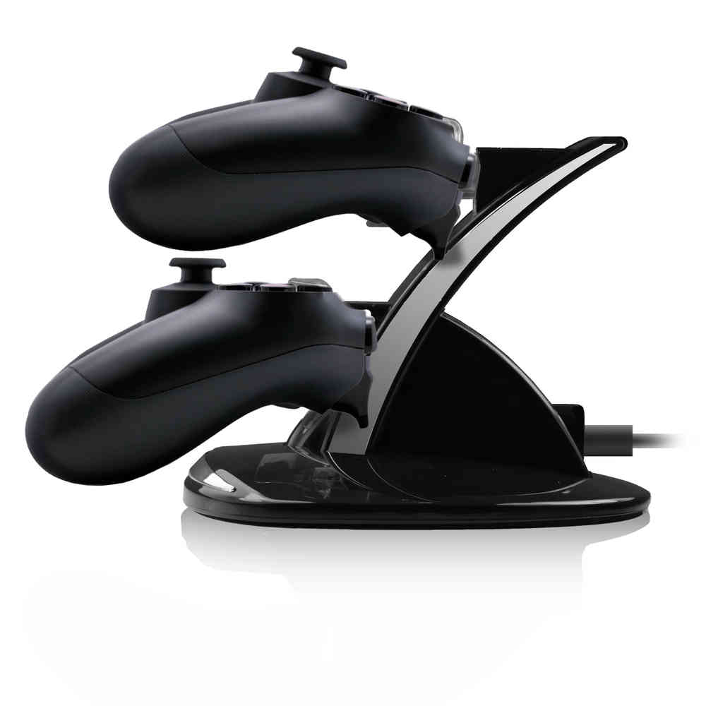 Twitfish dual dock charger for playstation 4 controllers