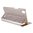 Window Display Leather Flip Case for Oppo R7 - Gold