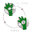 GeckoMometer Indoor & Outdoor Suction Thermometer - Green