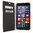 Leather Wallet Flip Case for Microsoft Lumia 640 XL - Black