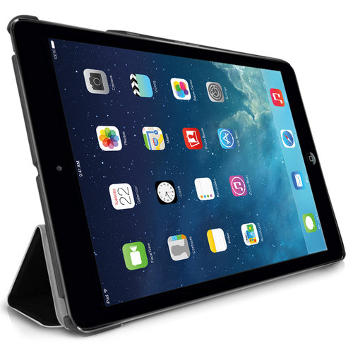Orzly Slim-Rim Case Smart Cover for Apple iPad Air (1st Gen) - Black