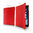 Orzly Slim-Rim Case Smart Cover for Apple iPad Air (1st Gen) - Red