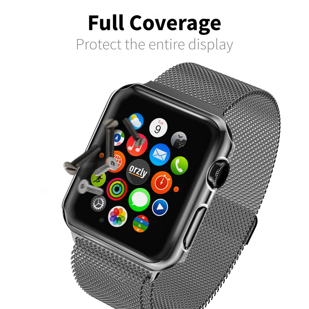 Orzly Invisi Screen Protector Case for Apple Watch 38mm Series 1