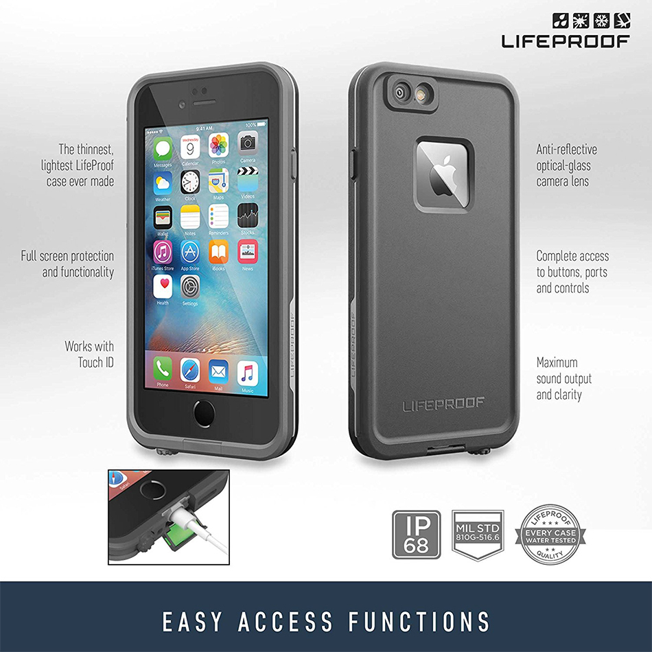 Lifeproof Fre Case For Apple Iphone 5s Se 1st Gen Black