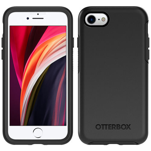 OtterBox Symmetry Shockproof Case for Apple iPhone 8 / 7 / SE (2nd / 3rd Gen) - Black