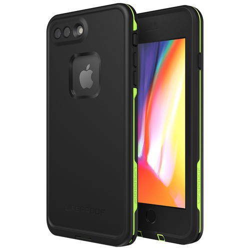 LifeProof Fre Waterproof Case for Apple iPhone 8 Plus / 7 Plus - Black (Lime)