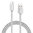 Extra Long (Anti-Tangle) USB Type-C Braided Charging Cable (3m) - Silver