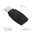 Short USB-C 3.1 Type-C Adapter (Male to Female) Extender - Black