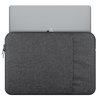 Universal 15" Zip Sleeve Carry Pouch Charcoal Case for MacBook Laptop