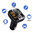 Car Bluetooth FM Transmitter / Dual USB Charger / SD Card Slot / MP3 Player
