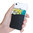 Silicone Smart Wallet & Card Holder for Mobile Phones - Black