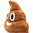 Emoji Smiley Poop Emoticon / Soft Toy Pillow / Stuffed Plush Cushion