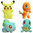 Pokemon Go Plush Toys Doll Set - Pikachu Bulbasaur Squirtle Charmander