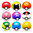 (9-Pack) Pokemon Go Cosplay Collectible Poke Ball Toy Set