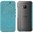 HTC One M9 Dot View Ice Premium Case - Turquoise Blue