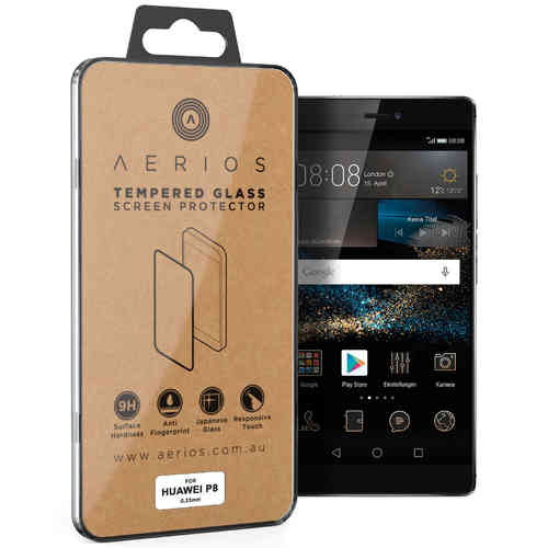 Aerios 9H Tempered Glass Screen Protector for Huawei P8