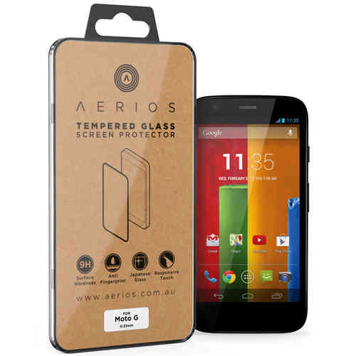 Aerios 9H Tempered Glass Screen Protector for Motorola Moto G (1st Gen)