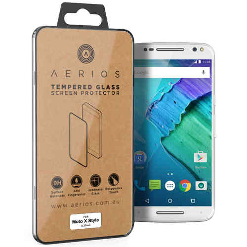 Aerios 9H Tempered Glass Screen Protector for Motorola Moto X Style