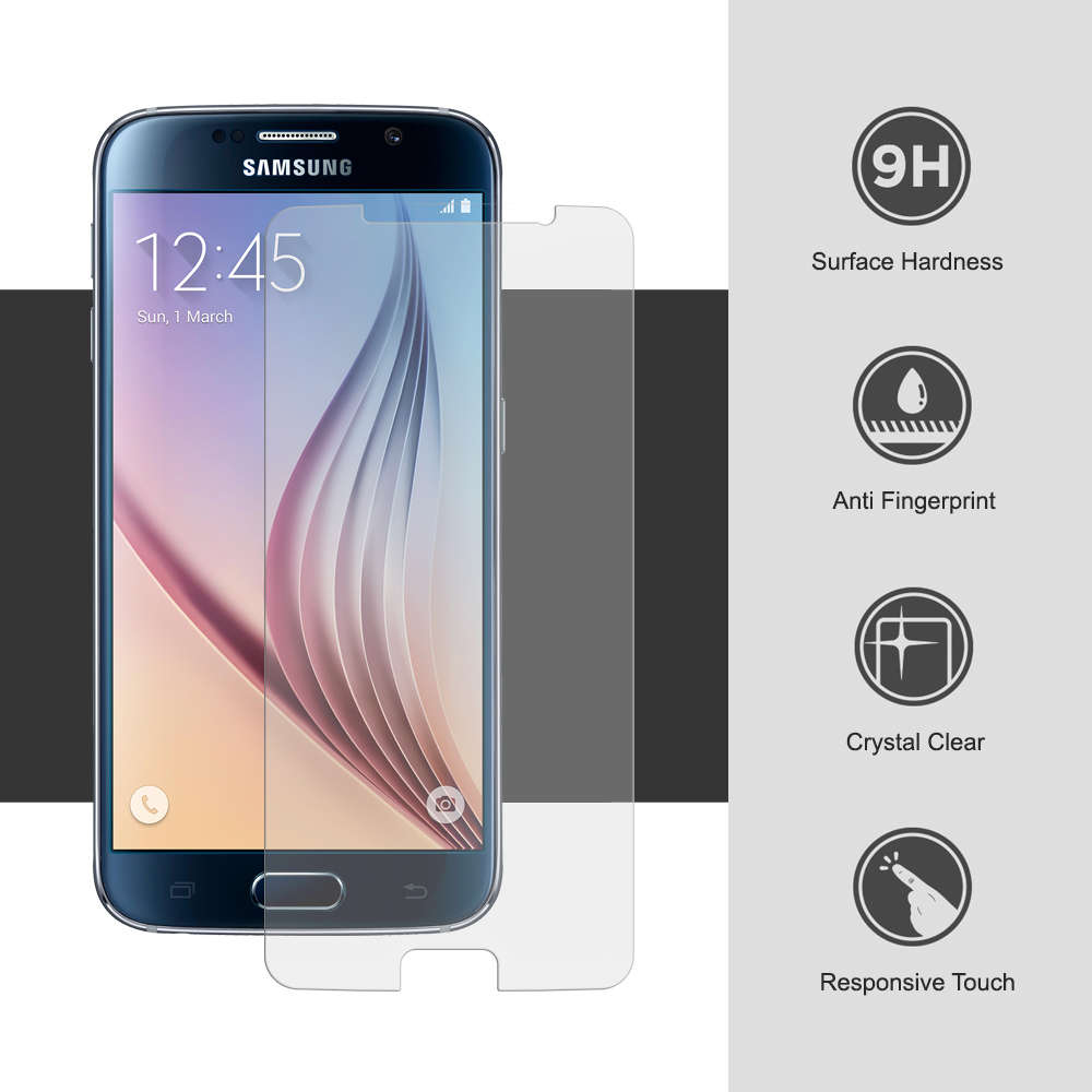 Tempered Glass Screen Protector for Samsung Galaxy S6