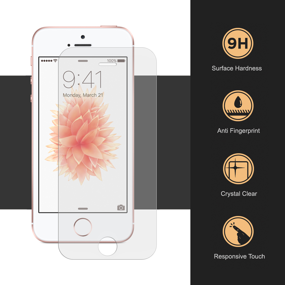 Aerios Tempered Glass Screen Protector Apple iPhone SE