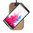 Aerios Aurora Qi Wireless Charger Pad for LG G3 - Black (Walnut)