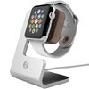 Aerios Moduul Desktop Docking Stand for Apple Watch - Silver (Walnut)
