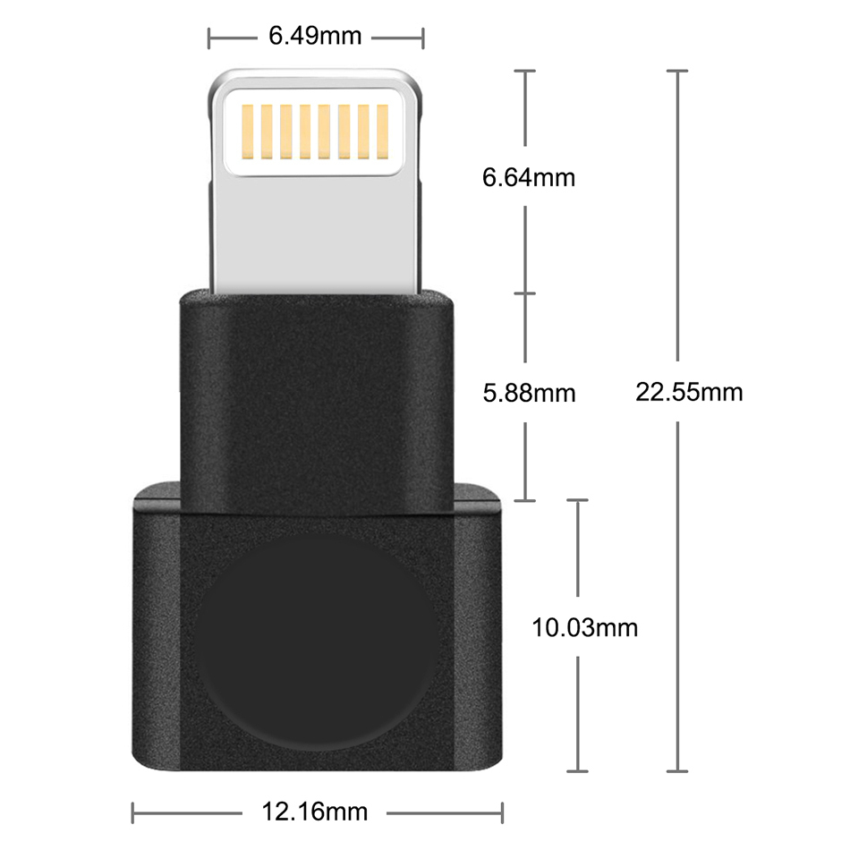 Lightning Connector Extender Adapter For Iphone Ipad