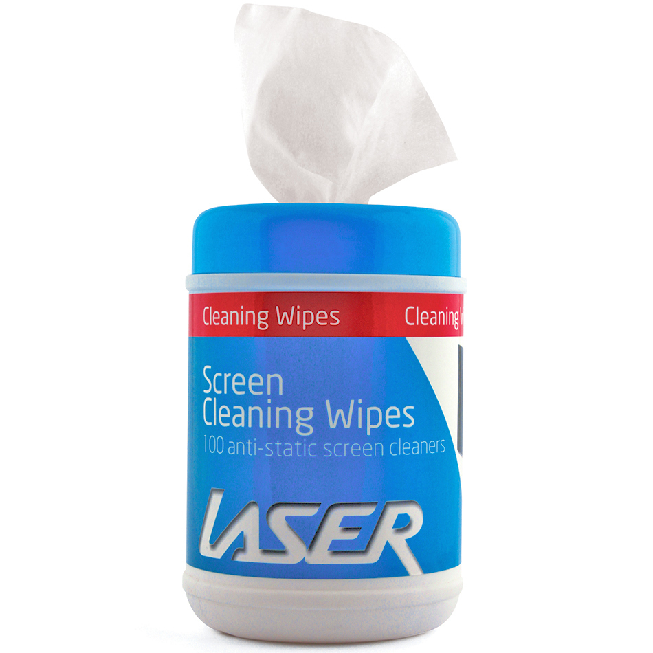 Laser (100-Pack) Glass Screen Cleaning Wipes Dispenser