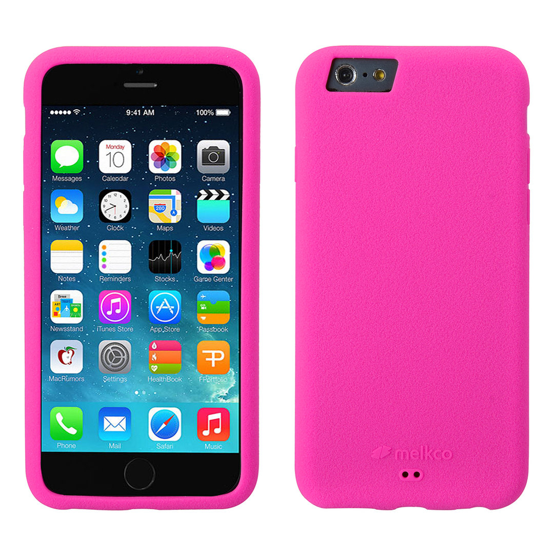 Melkco Silikonovy Case Wrist Strap for Apple iPhone 6 (Pink)