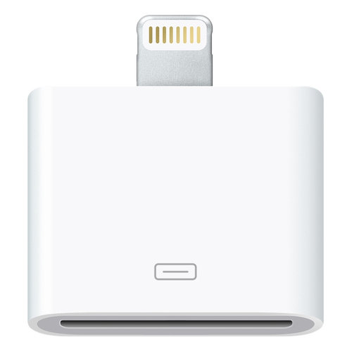 Lightning to 30-Pin Audio Adapter for Apple iPhone 5 - White