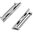 Spring Adapter / Strap Connector for Apple Watch Band 44mm / 45mm / 46mm / Ultra 49mm - Silver