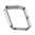 Replacement Stainless Steel Frame Holder for Fitbit Blaze - Silver (Shell)
