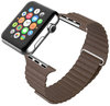 Leather Loop Band & Magnetic Clasp Strap for Apple Watch 38mm / 40mm / 41mm - Brown