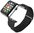 Leather Loop Band  / Magnetic Strap for Apple Watch 42mm / 44mm / 45mm / 46mm / Ultra 49mm - Black